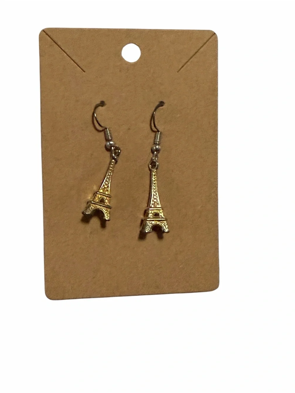 Gold Eiffel Tower Dangle Earrings - Women Accessories